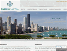 Tablet Screenshot of cabreracapital.com